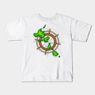 Tropic of Madison Island Wheel Kids T-Shirt